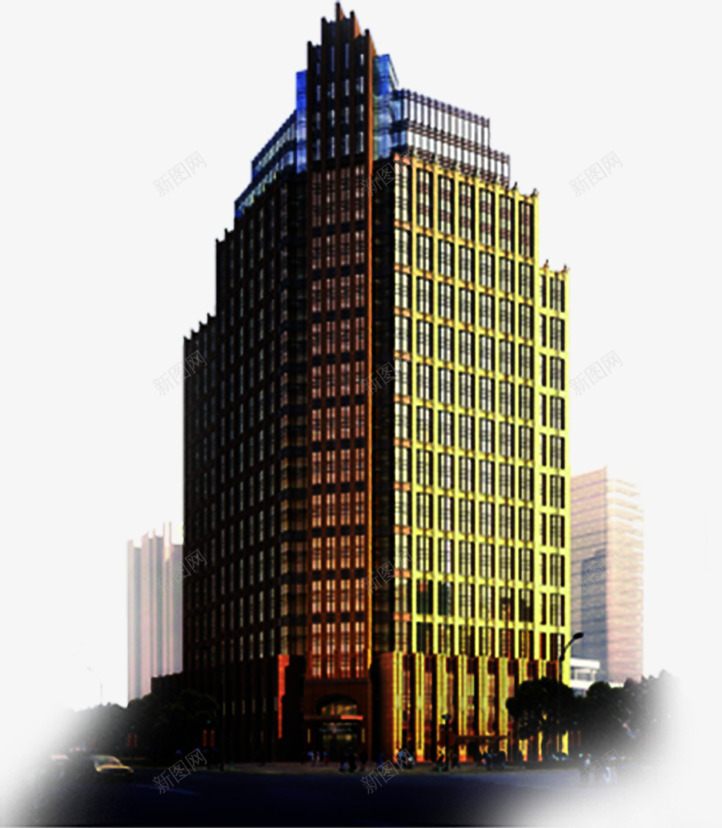 尊贵建筑地产高楼png免抠素材_88icon https://88icon.com 地产 尊贵 建筑 高楼