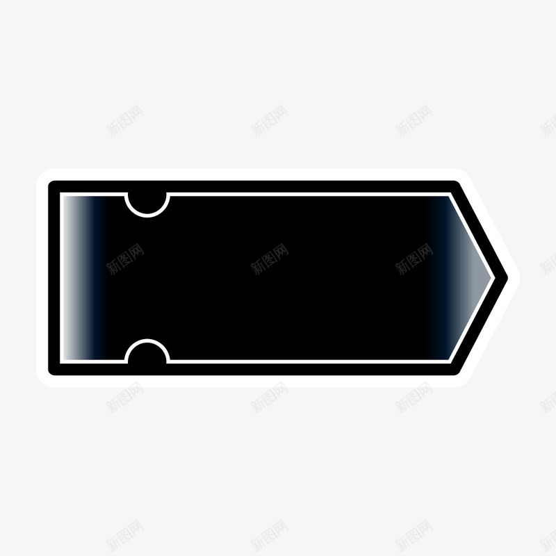 长方形黑蓝渐变图形矢量图ai免抠素材_88icon https://88icon.com 图形 渐变 长方形 黑蓝 矢量图