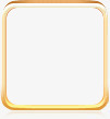圆角方形金色条装饰框png免抠素材_88icon https://88icon.com 圆角 方形 装饰 金色