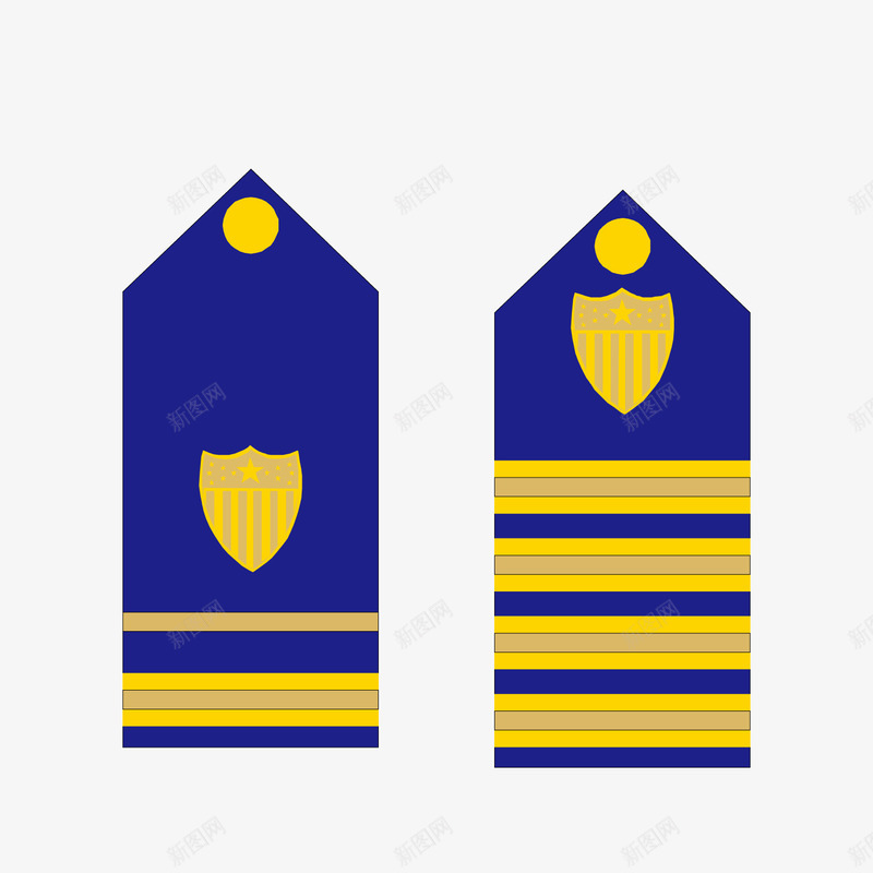国外将领肩章矢量图ai免抠素材_88icon https://88icon.com 国外 将领 肩章 矢量图