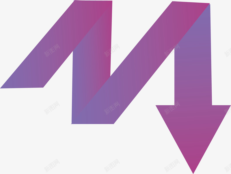 紫色螺旋折纸箭头矢量图ai免抠素材_88icon https://88icon.com 折纸箭头 矢量png 箭头 紫色箭头 螺旋 螺旋箭头 矢量图