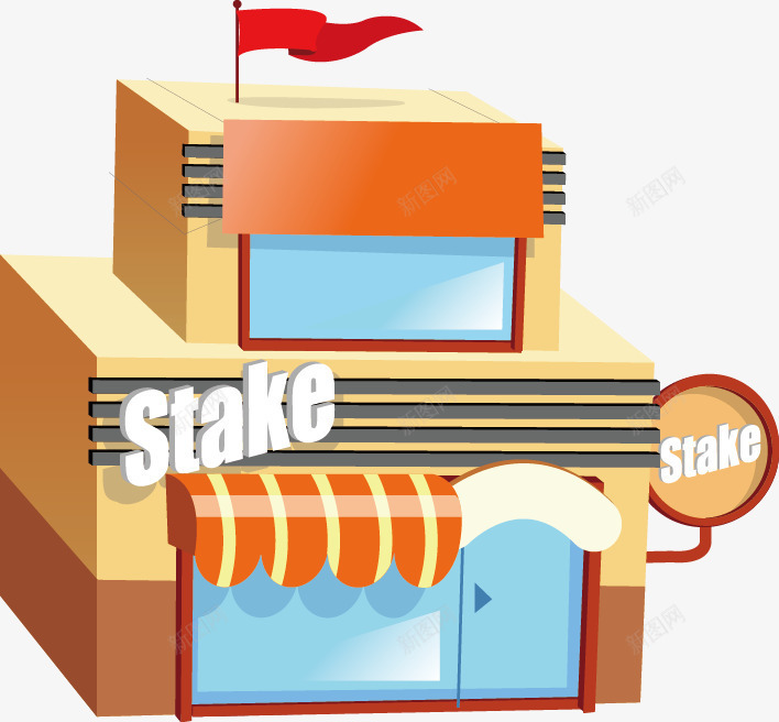卡通建筑png免抠素材_88icon https://88icon.com 卡通小房子 居民区剪影 建筑 彩色画 房地产 房子 楼