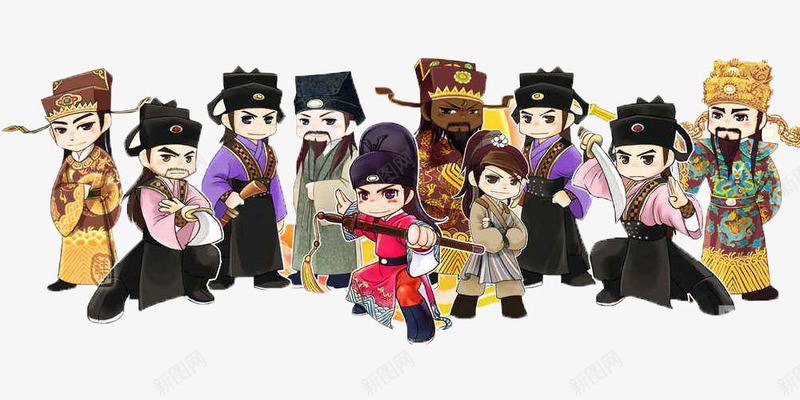 包青天全体人物卡通造型png免抠素材_88icon https://88icon.com 人物 全体 包大人 包青天 卡通 造型