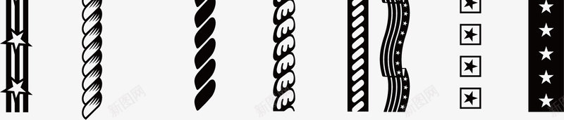 经典线条纹理png免抠素材_88icon https://88icon.com 矢量纹理线条 线条 线条纹理 经典矢量 装饰边框 边框纹理 黑白线条 黑白边框