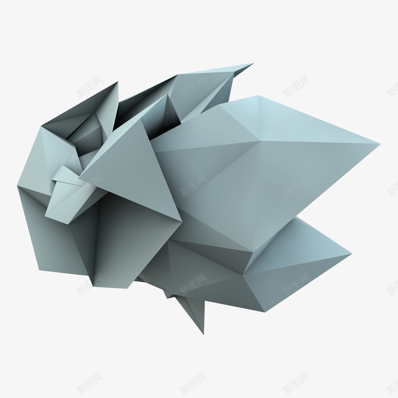 立体折纸png免抠素材_88icon https://88icon.com 儿童折纸 形状 折纸 折纸艺术 抽象艺术 概念 立体折纸 纸 纸龙 蓝色
