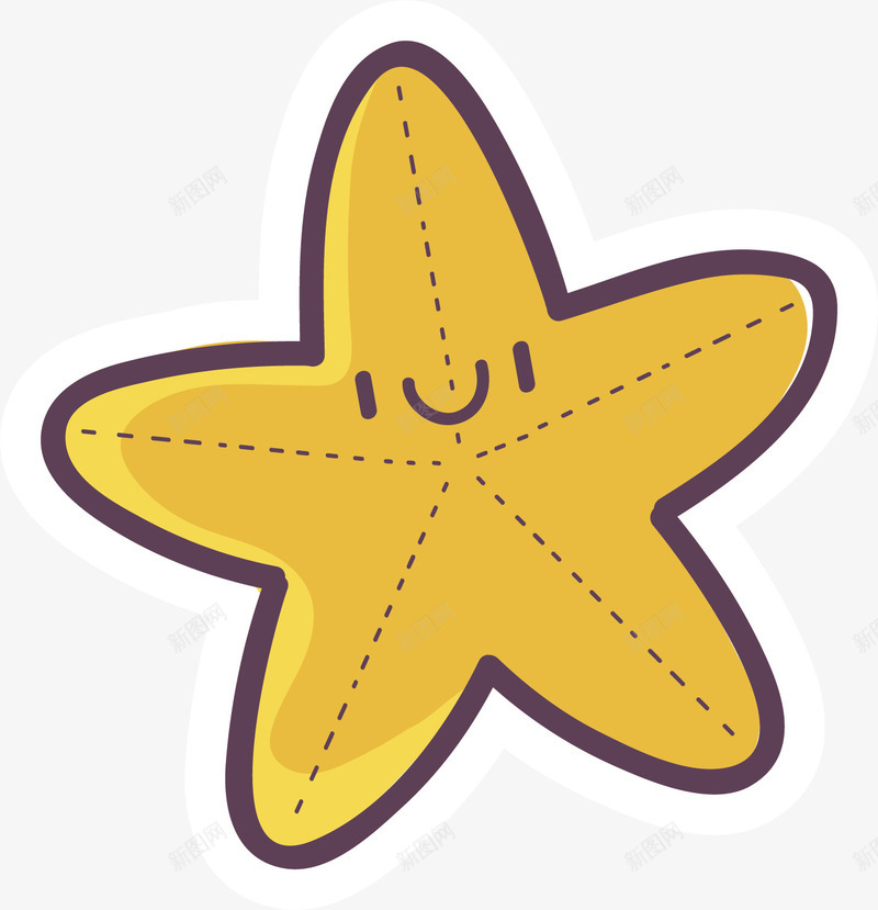 卡通海星矢量图ai免抠素材_88icon https://88icon.com PNG图 PNG图下载 五角星 创意卡通 卡通 卡通插图 插图 海星 矢量图
