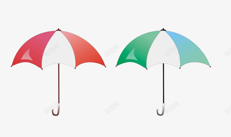 卡通雨伞效果png免抠素材_88icon https://88icon.com 免抠 免抠元素 免费下载 海报 滑翔伞 红色 蓝色 雨伞