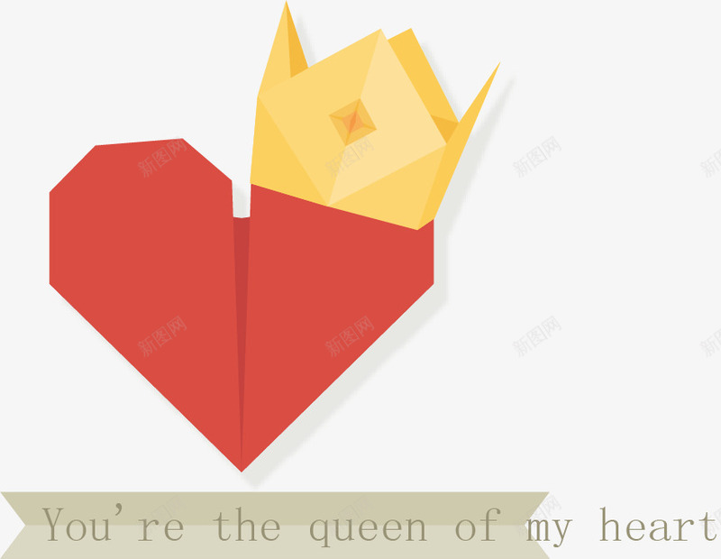七夕情人节折纸矢量图ai免抠素材_88icon https://88icon.com 幼儿手工 心形 情人节 情人节元素 折纸 爱心 红心 红色卡片 红色心形折纸 矢量图