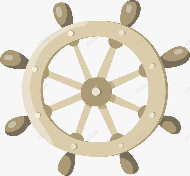 卡通手绘航海船舵png免抠素材_88icon https://88icon.com 卡通手绘 素描船舵 航海 船舵