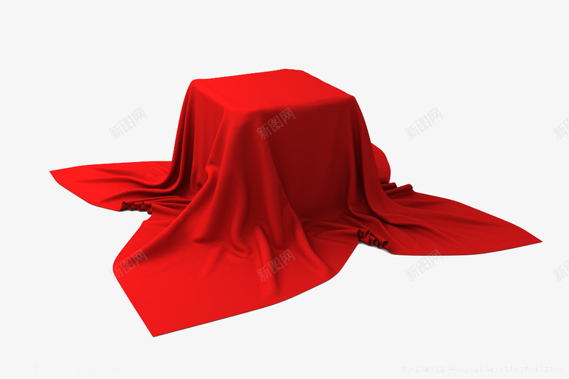 红色大布png免抠素材_88icon https://88icon.com 元素 布块 红色