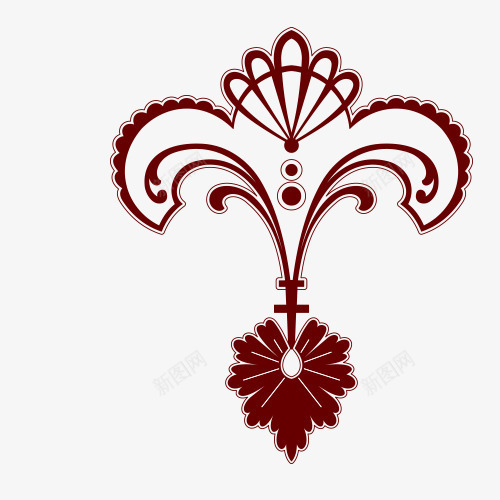 华丽欧式经典花纹png免抠素材_88icon https://88icon.com 古典 图腾 复古 彩色 欧式 线条 花纹