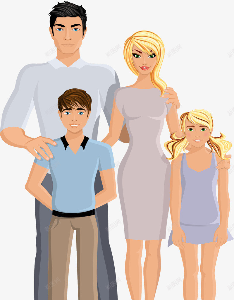 幸福的四口人png免抠素材_88icon https://88icon.com 一家四口 亲爱的爸爸妈妈 哥哥妹妹 幸福 温馨 爸爸妈妈