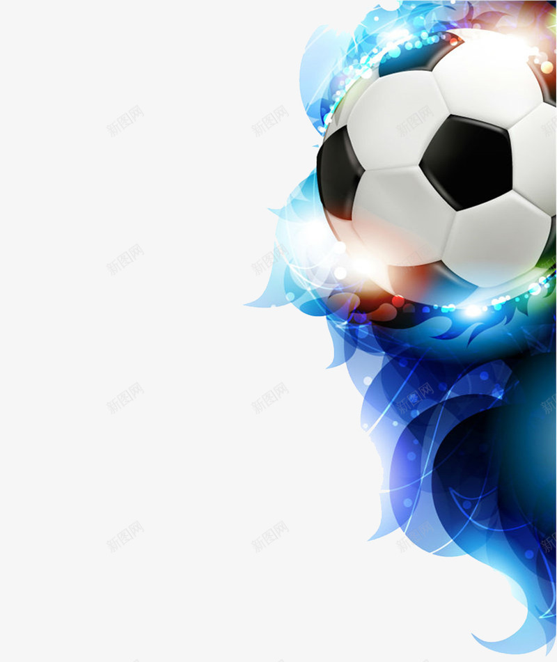时尚足球psd免抠素材_88icon https://88icon.com 时尚光效 矢量素材 足球