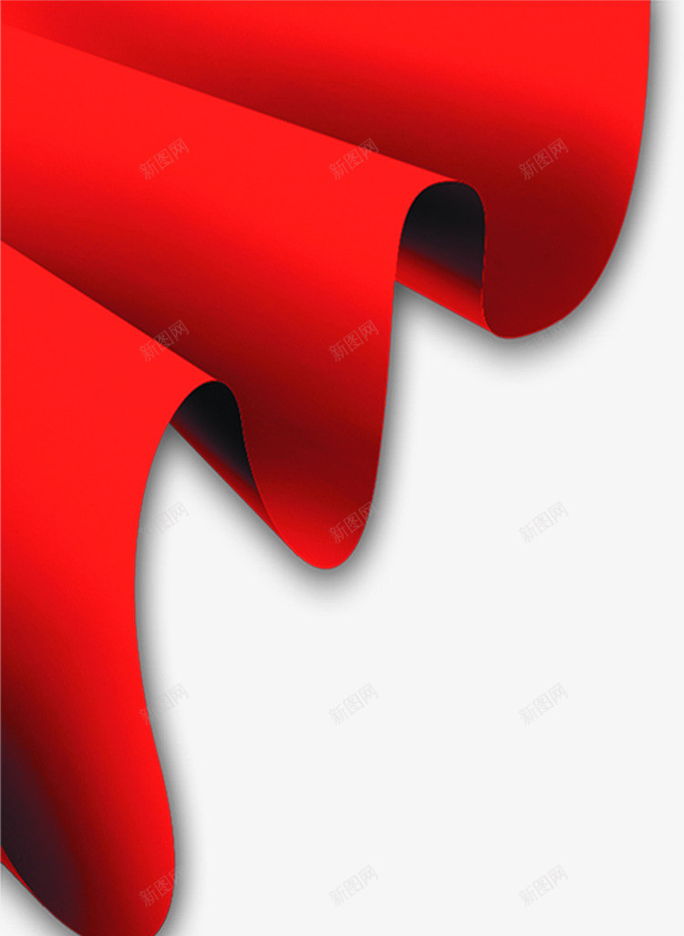 手绘红色幕布装饰png免抠素材_88icon https://88icon.com 幕布 红色 装饰