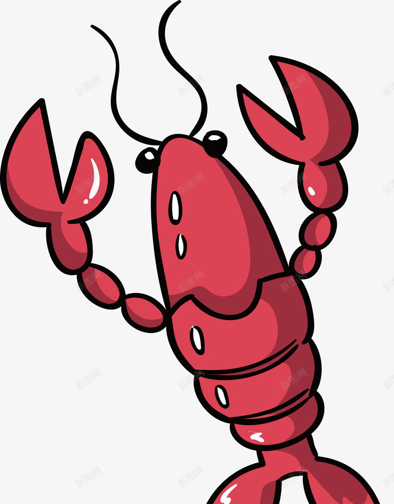 手绘红色小龙虾矢量图ai免抠素材_88icon https://88icon.com 小龙虾 手绘小龙虾 手绘龙虾 矢量png 美味 美味小龙虾 矢量图