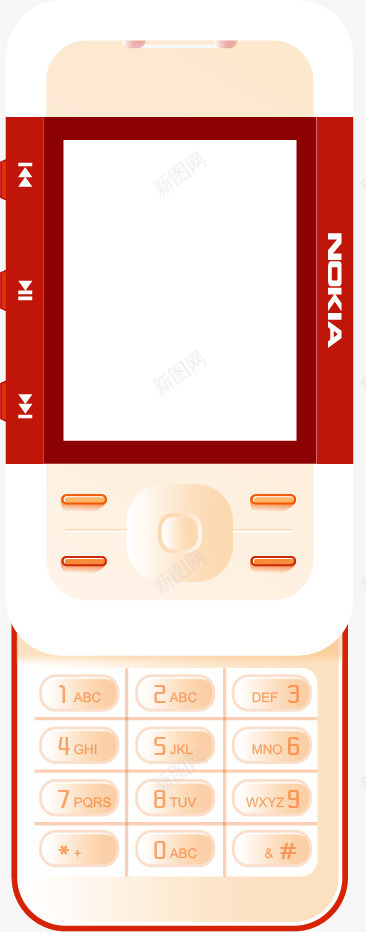 诺基亚手机png免抠素材_88icon https://88icon.com 卡通手机 卡通数码手机 手机 手机数码 诺基亚