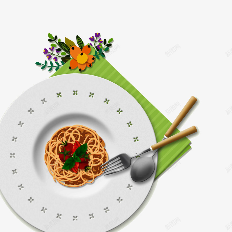 手绘精美餐盘勺子叉子意大利面西png免抠素材_88icon https://88icon.com 勺子 叉子 意大利面 手绘 手绘精美餐盘勺子叉子意大利面西餐免费下载 精美餐盘 西餐