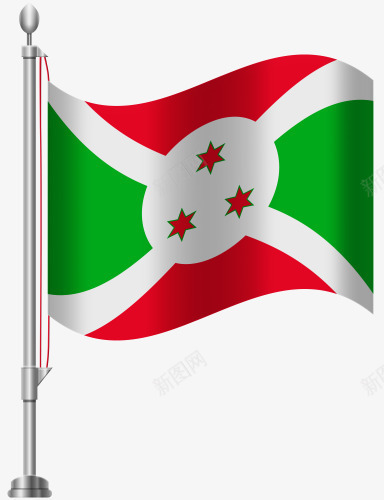 布隆迪国旗png免抠素材_88icon https://88icon.com 三星 国旗 布隆迪 旗帜 白红绿