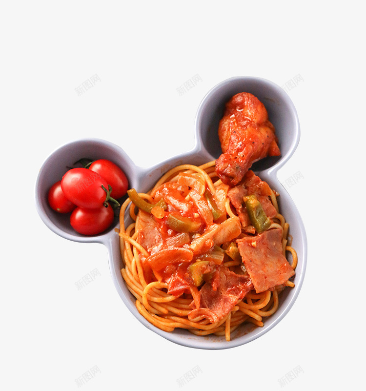 卡通造型饭盒png免抠素材_88icon https://88icon.com 焗面 焗饭 美味 餐饮