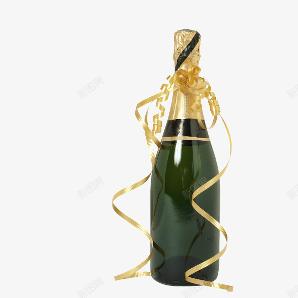香槟酒瓶png免抠素材_88icon https://88icon.com 瓶子 酒瓶 香槟