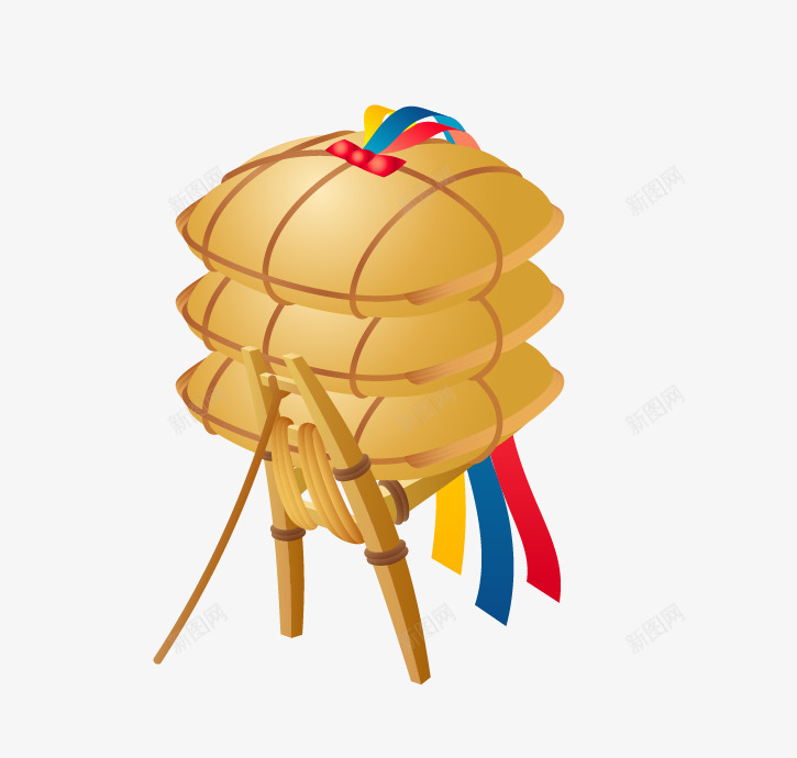 古代包装袋png免抠素材_88icon https://88icon.com 卡通 古代 怀旧 矢量彩色 袋子