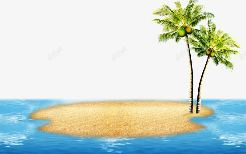 大海沙滩psd免抠素材_88icon https://88icon.com 大海 沙滩