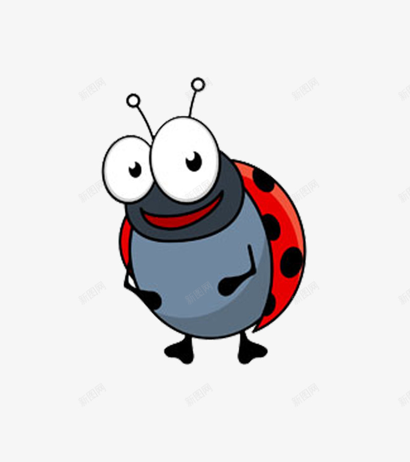 七星瓢虫的卡通形象png免抠素材_88icon https://88icon.com 七星瓢虫 卡通 可爱 昆虫