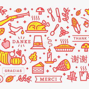 节庆彩色食物背景图png免抠素材_88icon https://88icon.com 文字 红色 食物 餐具
