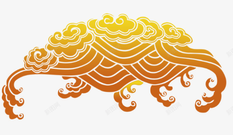 金黄色渐变装饰图案psd免抠素材_88icon https://88icon.com 图案 底部装饰 渐变 背景装饰 装饰 装饰物 金黄色