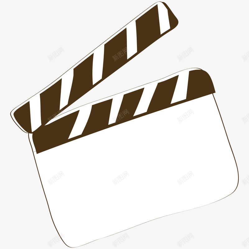 卡通电影打板png免抠素材_88icon https://88icon.com 停止 卡通 打板 电影