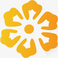 橘黄花矢量图ai免抠素材_88icon https://88icon.com 橘黄花 电视墙 矢量壁纸 矢量壁纸花形状 矢量形状 矢量纹理 背景墙 花纹 花边 边框 矢量图
