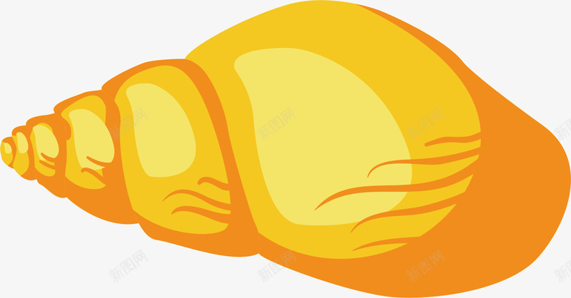 金色的海螺矢量图ai免抠素材_88icon https://88icon.com 不规则图形 动物 可爱 大海 手绘 海螺 玩具 矢量图