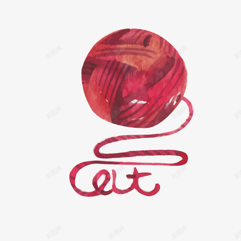 毛线球猫咪png免抠素材_88icon https://88icon.com 彩色毛球 毛线 猫咪玩耍 球
