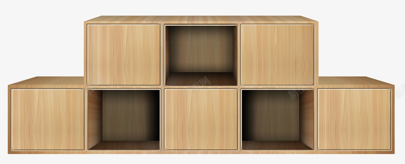 简约家具方格柜子png免抠素材_88icon https://88icon.com 免抠PNG 家具 方格柜 木柜 柜子 简洁物品 简约风