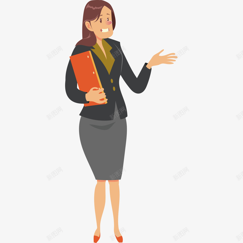 卡通教师矢量图ai免抠素材_88icon https://88icon.com 人物介绍 人物插画 卡通 卡通人物 教师 矢量人物 矢量图