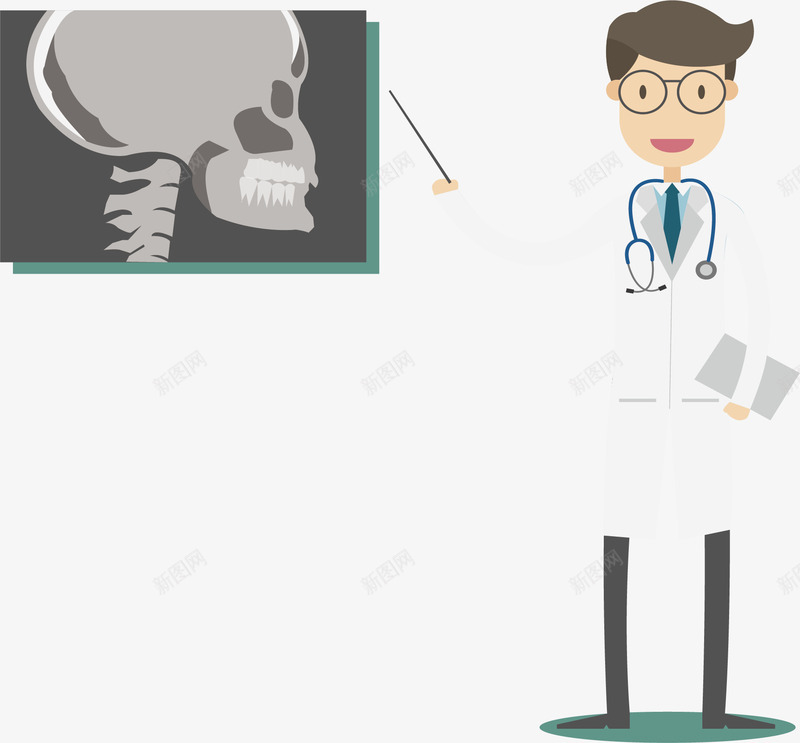解读X光片png免抠素材_88icon https://88icon.com 专业知识 医疗摄像 报告解读 拍摄片子 矢量素材