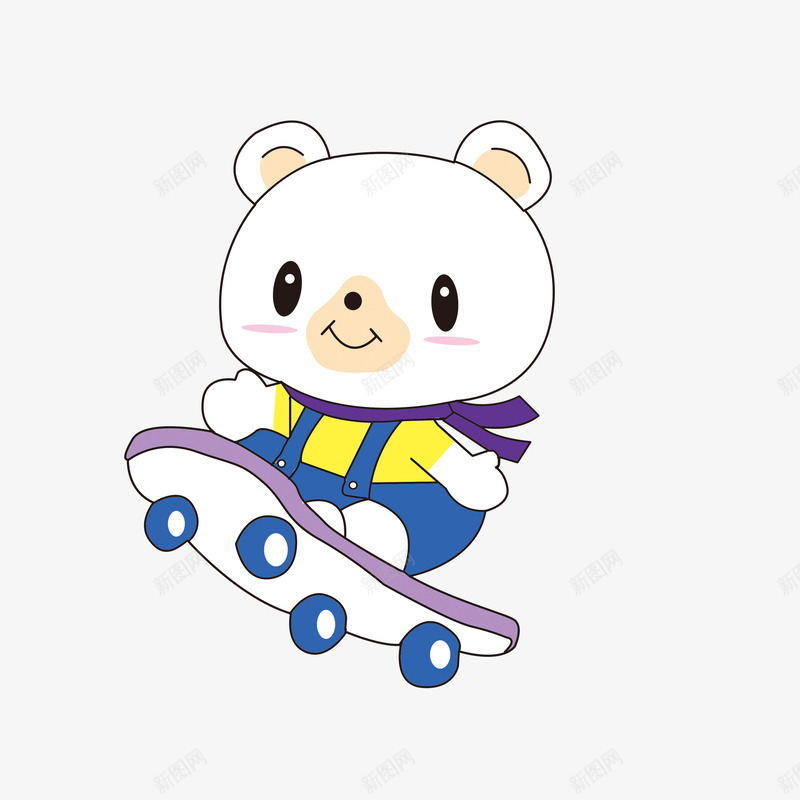 滑板车的小猪png免抠素材_88icon https://88icon.com png素材 卡通小猪 小猪 滑板车