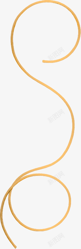 简约的绳子png免抠素材_88icon https://88icon.com 绳子 绳索 艺术 黄色