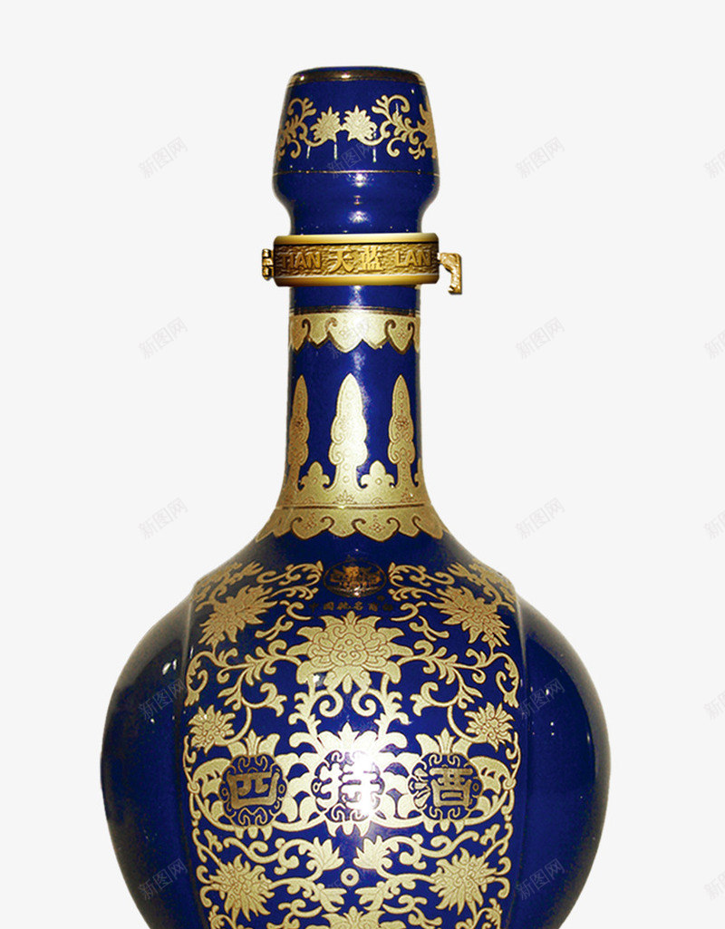 四特酒酒瓶花纹png免抠素材_88icon https://88icon.com 酒品包装 酒瓶