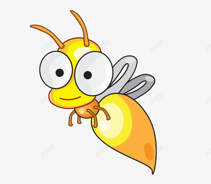 卡通手绘昆虫png免抠素材_88icon https://88icon.com 动物 卡通昆虫 手绘蜜蜂
