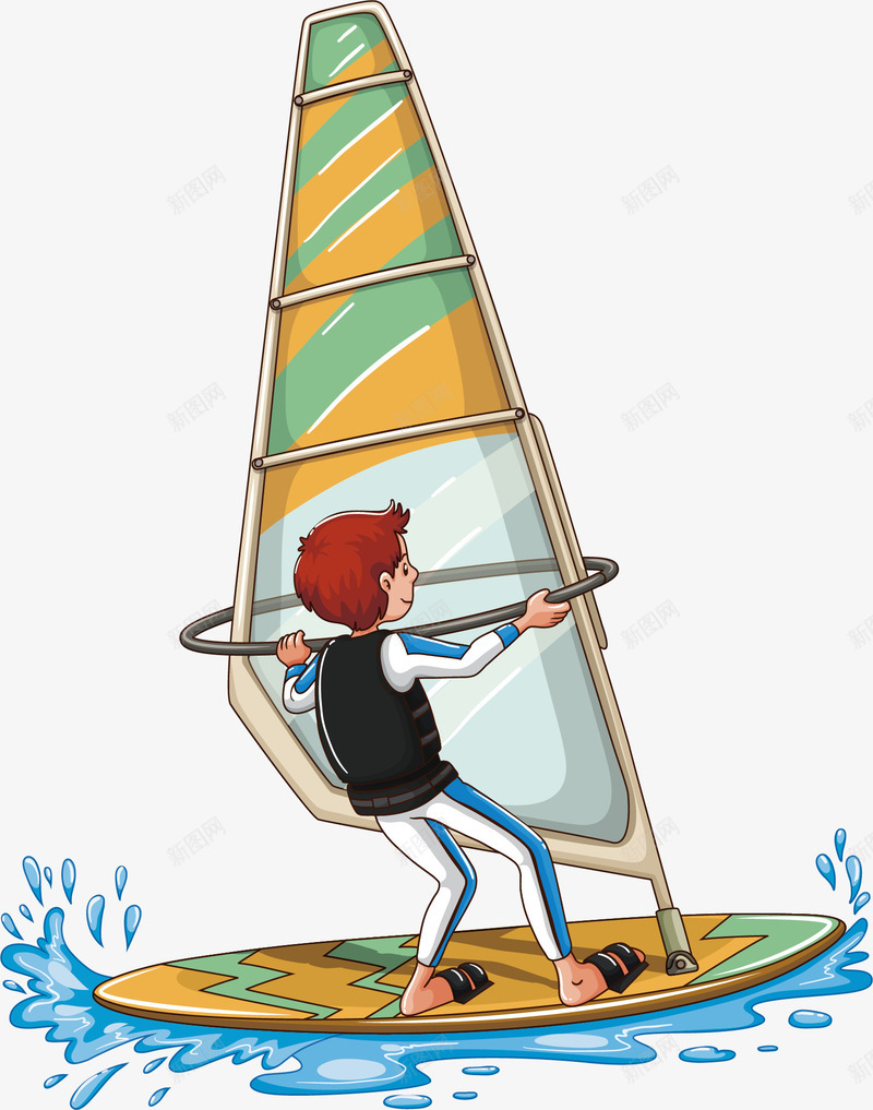 海上冲浪png免抠素材_88icon https://88icon.com 人物介绍 人物矢量图 卡通高中人物 插画人物 海上冲浪 高中人物 高中人物矢量