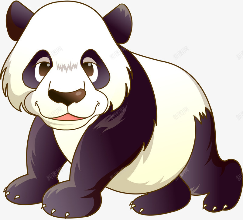 卡通手绘国宝熊猫矢量图ai免抠素材_88icon https://88icon.com 卡通的动物 国宝的熊猫 平面熊猫素材 手绘的熊猫 矢量熊猫 矢量图