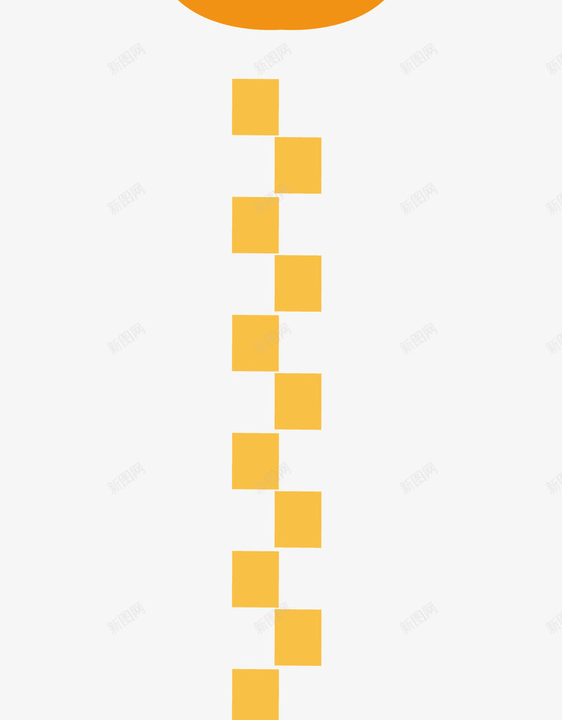 橘黄色点状拉链png免抠素材_88icon https://88icon.com 卡通 卡通拉链 拉链 拉链纹理 橘黄色拉链 点状 金属拉链