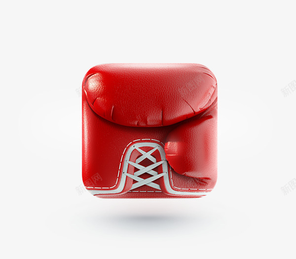 拳击手套png免抠素材_88icon https://88icon.com 一只 卡通 手套 手绘 拳击 简图 红色 绳子 运动