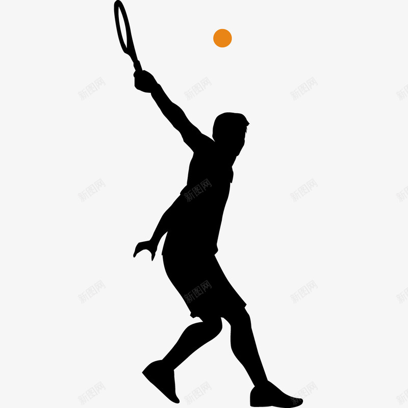 男人和羽毛球png免抠素材_88icon https://88icon.com 一个 剪影 卡通 插画羽毛球 橘色 球拍 男人 羽毛球 黑色