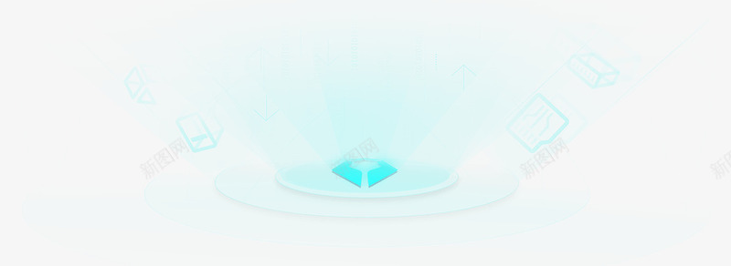 蓝色创意梦幻科技造型png免抠素材_88icon https://88icon.com 创意 梦幻 科技 蓝色 造型