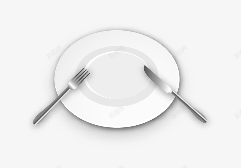 卡通餐具png免抠素材_88icon https://88icon.com 刀 卡通 叉 盘子 餐具