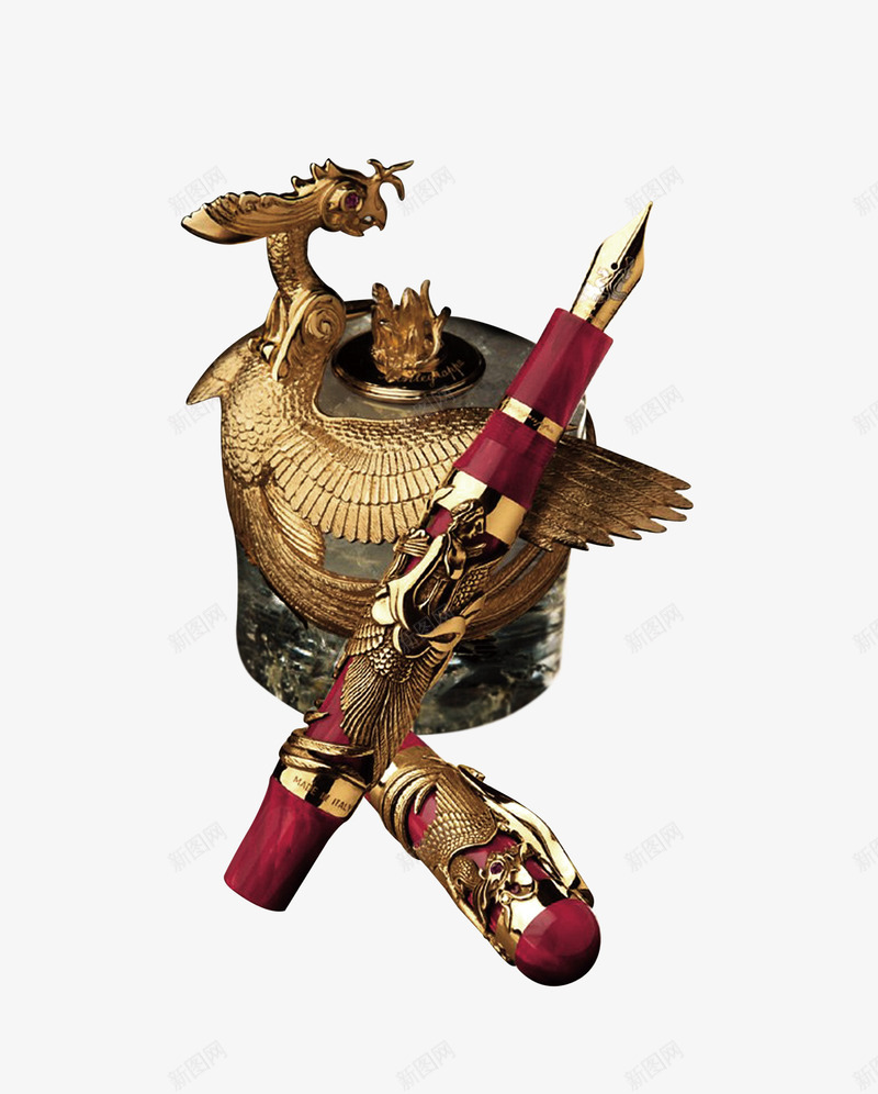 金钢笔png免抠素材_88icon https://88icon.com 豪华 金钢笔 钢笔