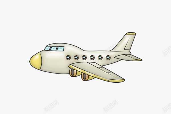 手绘飞机模型png免抠素材_88icon https://88icon.com 免费png下载 卡通 手绘 简约 贴图 飞机模型