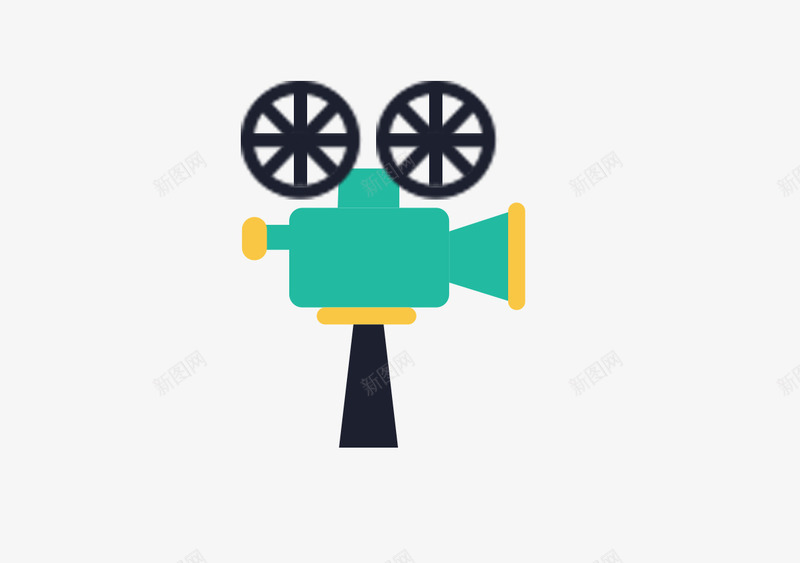 卡通电影放映机png免抠素材_88icon https://88icon.com 卡通绿色 放映机 电影 电影放映机矢量免费下载 色